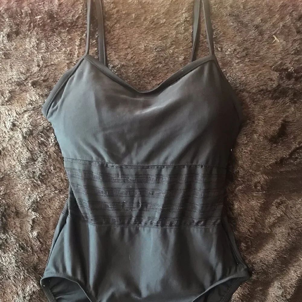 Black Jantzen One Piece Bathing Suit Size 10